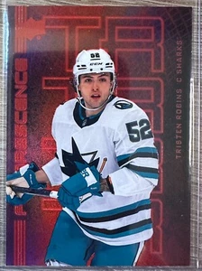 TRISTEN ROBINS 2023-24 UPPER DECK SERIES 2 FLUORESCENCE RED SP #F-5 - Picture 1 of 2