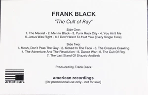 Frank Black - The Cult Of Ray (Cass, Album, Promo) (Very Good Plus (VG+)) - 2767 - Picture 1 of 4
