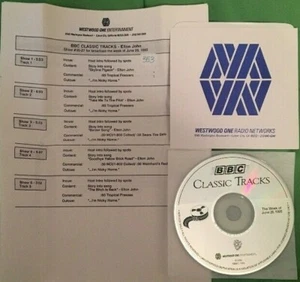 Elton John BBC Classic Tracks Westwood One Radio Show # 95-27 with Cue Sheets - Picture 1 of 12