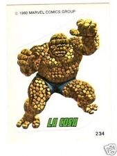 Fantastic Four - Marvel Comics Spanish Sticker Card  D BHOF