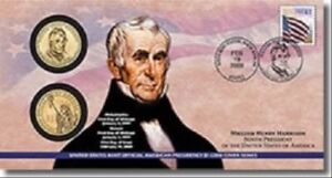 2009 William Harrison Presidential Dollar First Day Cover P29 Sealed Envel KJS