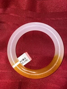 Jade Bangle Yellow 60mm - Picture 1 of 2