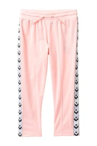 Converse Star Little Girl's 6X Chevron Track Athletic Pants Storm Pink Side Logo - Picture 1 of 1