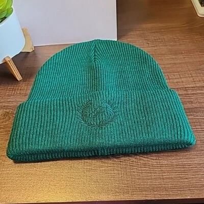 维多利亚的秘密罗纹针织豆豆森林绿色女士全新无标签礼物秋冬 — 第 1/4 张图片