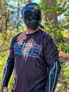 Insane Paintball Tech Shirt - Riot Blue - Limited Edition - XL - Picture 1 of 3