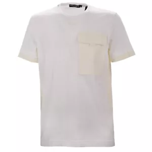 DOLCE & GABBANA DG DNA Milano Logo Cotton T-Shirt Shirt White - Picture 1 of 4