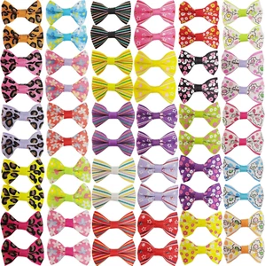 60Pcs Puppy Dogs Hair Clips with Metal Clips,Cute Mini Pet Small Youkie Dog Hair - Picture 1 of 8