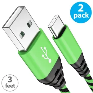 2x 3FT Samsung USB-C Type C Fast Charging Cable Galaxy S20 S21 S22 S23 S24 S25+ - Picture 1 of 4