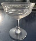 Coupe &#224; champagne 1900&#39;s en cristal taill&#233; Baccarat St Louis