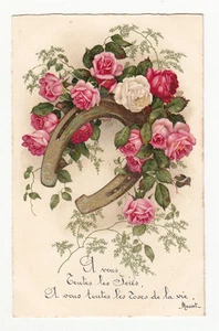 *** Hufeisen und Rosen _ Pittius *** Fantasie _ 1941 - CPA 0543 - Bild 1 von 2