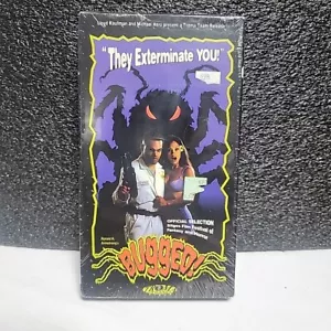 Bugged VHS1996 Horror Gore Vintage 90s Rare Cult Rare HTF Troma Film Sealed New - Picture 1 of 1
