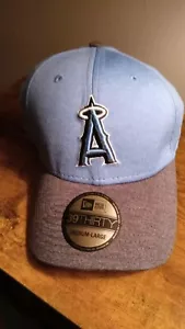New Era LOS ANGELES ANGELS 39Thirty Med-Large Fitted flex Hat Cap (Blue) New - Picture 1 of 14