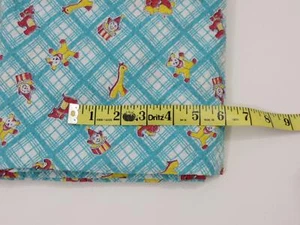 Vintage 1930s Fabric Yardage Novelty Print Child Dress Baby Cotton 3+ Yd Overall - Picture 1 of 4