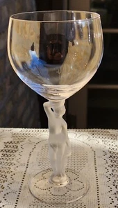 1 MCM Bacco di Francia Nudo MASCHIO Stelo Ghiacciato BICCHIERE D'ACQUA VINO - Foto 1 di 7
