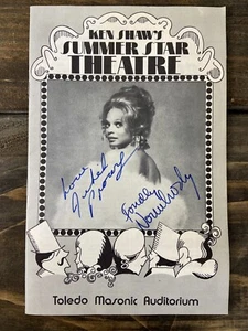 Juliet Prowse FIRMATO autografato Norm Crosby libretto programma 1974 - Foto 1 di 9