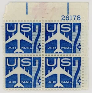 US Scott #C51 Plate Block | Mint NH | VF/XF Very Extra Fine - Picture 1 of 2