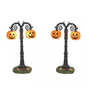 DEPT 56 FAROLAS HALLOWS EVE ILUMINADAS Halloween Village Accesorio 6012281 NUEVO - Imagen 1 de 1