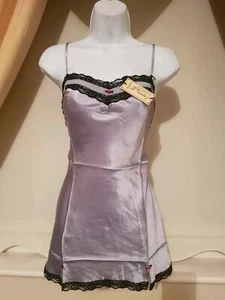LA SENZA Silk Sexy Lingerie GREY Babydoll Stylish Nightwear - Picture 1 of 7