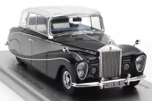 wonderful modelcar 1:43 ROLLS ROYCE SILVER WRAITH PERSPEX TOP SALOON 1956 - blue - Picture 1 of 6