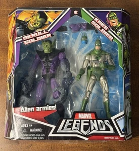 2008 Marvel Legends Skrull Soldier Kree Soldier Alien Armies Figure 2 pack - Bild 1 von 7