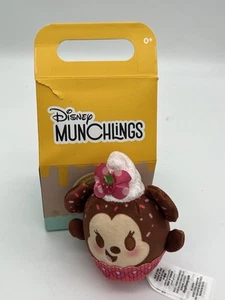 Disney Munchlings Baked Treats Minnie Mouse Wild Strawberry Cupcake Scented 5" - Picture 1 of 5