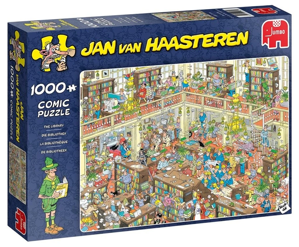 Puzzle 1000 Haasteren Library G3 - Immagine 1 di 1