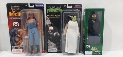  Novia de Frankenstein, gente topo y hacha horror monstruos universales lote de 8" Foto 1 de 2