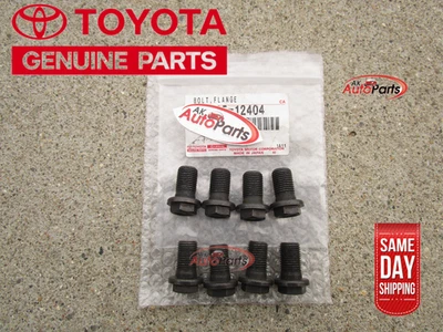 19 - 26 TOYOTA COROLLA FLYWHEEL BOLTS QTY 8 OEM BRAND NEW - Image 1 of 2
