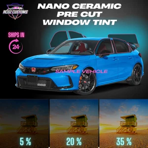 Nano Ceramic PreCut Window Tint Film for Civic Hatch 2022-2025 All Sides+Back - Foto 1 di 5