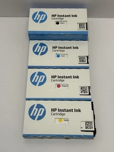 HP 952 953 954 955 Black Cyan Magenta Yellow Ink 4 pack Exp 03/2018 - Picture 1 of 2
