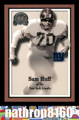 2000 Fleer Greats Of The Game #77 Sam Huff HOF  NM/NM+  Football 11857 - Image 1 of 4