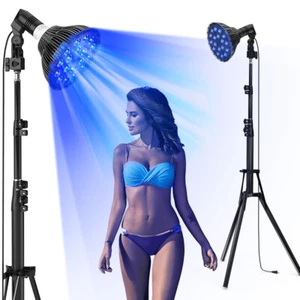 54W UV Bräunungslampe Voll Lila Solarium Licht Körper Gesicht Sonnenlos Bräunung Bronzer - Bild 1 von 14