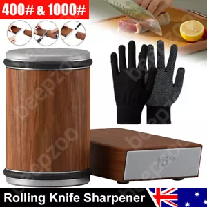 Premium Knife Sharpener Pro Rolling Edge Sharpeners Diamond Sharpening Stone New - Picture 1 of 12