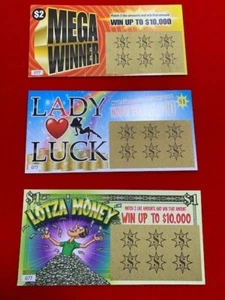 Fake Lottoscheine 3er Pack - Witze, Gags - Lottoscheine - Narr sie alle! - Bild 1 von 5