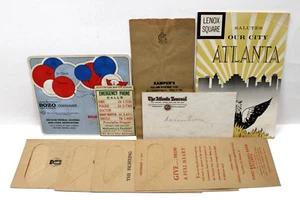 Lot of vintage Atlanta & Decatur GA Historical Memorabilia 30s-60s Banks Stores - Bild 1 von 6
