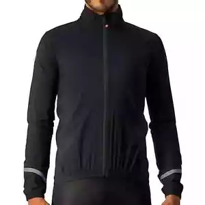 Castelli Men's Emergency 2 Rain Waterproof Cycling Jacket Black -Size XXL - Picture 1 of 11