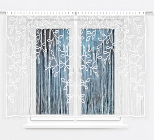 Net Curtain Windows White Interior Home Decoration Decor Panel - Picture 1 of 2