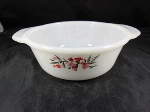Fire King Primrose 1 Pint tab handled bowl - Picture 1 of 1
