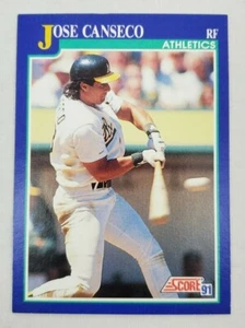 DE COLECCIÓN ~ 1991 FLEER - José Conseco - Oakland Athletics RF - #1 (C3) - Imagen 1 de 8