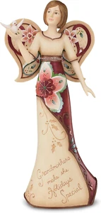 Grandmother-9" Angel Holding Dove - Picture 1 of 12