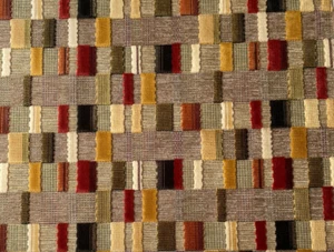 Kravet Couture 27462 630 Patchwork Designer Fabric Remnant 24x24" - Picture 1 of 3