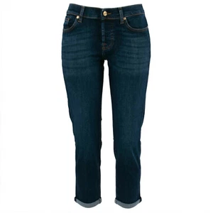 7 FOR ALL MANKIND Damen Boyfriend Jeans Asher Dark Blue / W24 (W25) / Hose - Bild 1 von 5