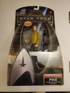 Star Trek Warp Collection Pike 6" Figure Fully Articulated and Poseable 2009 New - Imagen 1 de 7