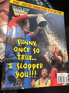 WWF WWE Magazine SEPTEMBER 1996 SUNNY Cover + Poster - Picture 1 of 4