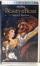 Disney Beauty & Beast VHS Video Tape Platinum Special Edition BUY 2 GET 1 FREE!
