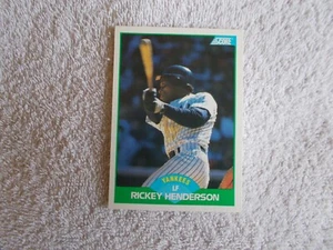 Score MLB 1989 "RICKEY HENDERSON" #70 New York Yankees Trading Card n32 - Bild 1 von 2