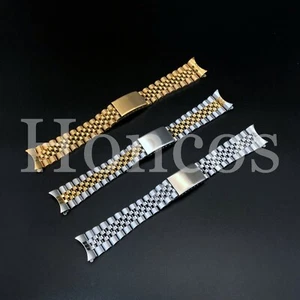 19MM JUBILEE WATCH REPLACEMENT BAND BRACELET FITS FOR ROLEX TUDOR GOLD TWO TONE - Picture 1 of 23