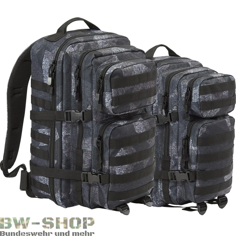 US ASSAULT PACK RUCKSACK NIGHTCAMO NEU 30L & 50L ARMEE OUTDOOR TASCHE BW COOPER - Bild 1 von 1