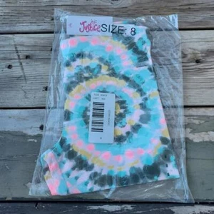 Justice Girls Size 8 Colorful Tie Dye Full-length Leggings NWT - Picture 1 of 2