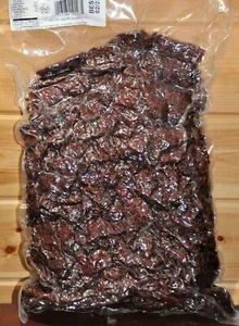 PEPPERED BEEF Jerky Kippered BULK 10 Pounds Dakota Trails Fast Shipping - Picture 1 of 3